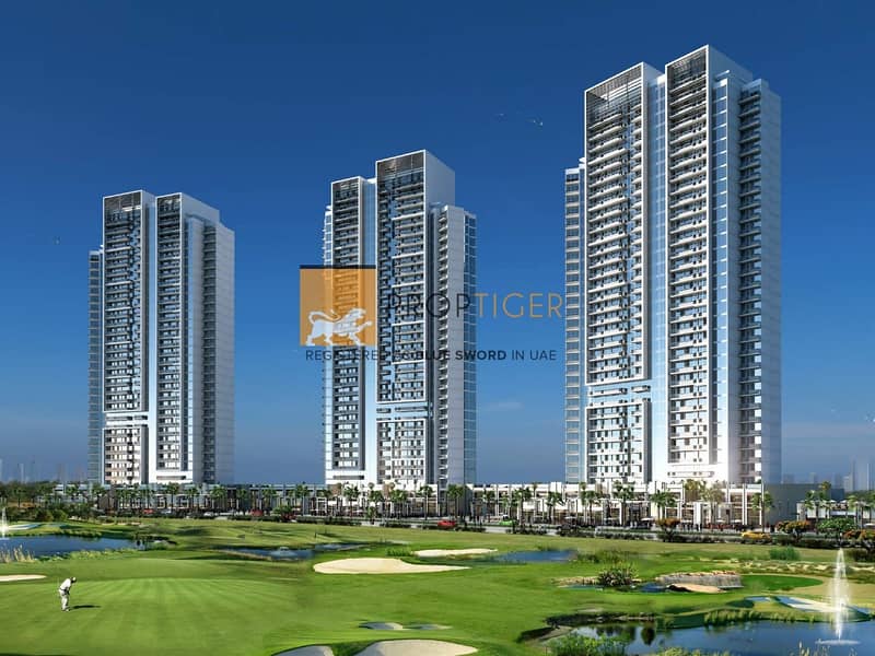 New Launch -  Golf facing apartments with a 3-year payment plan  completion in 2019