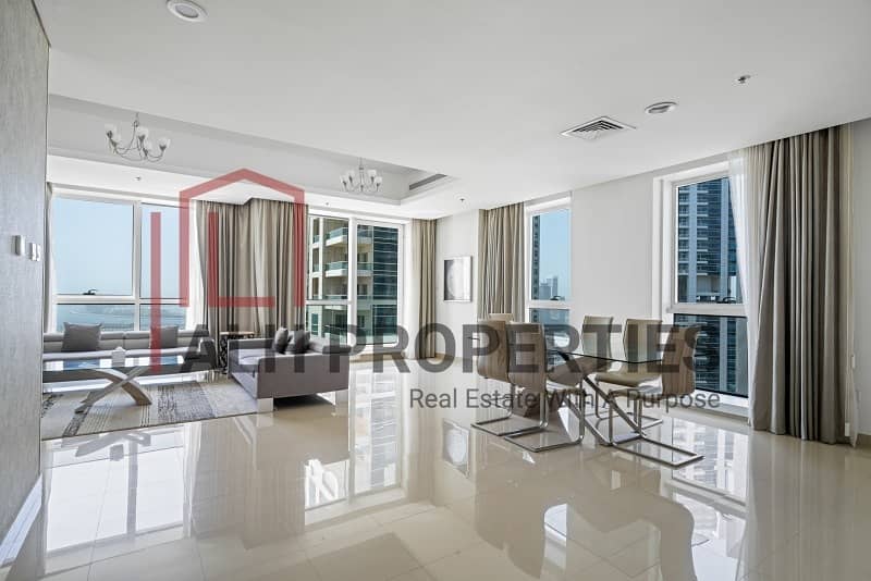 位于迪拜码头，巴塞洛公寓 2 卧室的酒店式公寓 234000 AED - 9047810