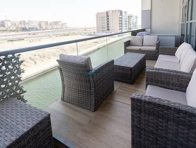 3 Bedroom Flat for Sale in Al Raha Beach, Abu Dhabi - Full Canal View | Corner | Fully Upgraded | Duplex