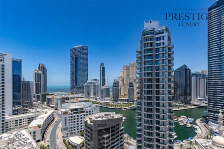 4 Bedroom Apartment for Sale in Dubai Marina, Dubai - Upgraded | Marina and Sea View | Vacant