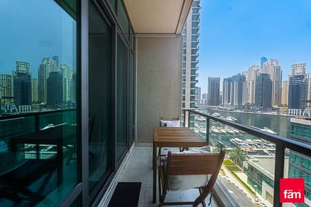 1 Bedroom Flat for Rent in Dubai Marina, Dubai - Fully Furnished | Vacant | Marina View | Upgraded