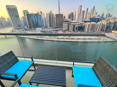 1 Bedroom Apartment for Rent in Business Bay, Dubai - Fully Furnished | Modern Amenities | View of Water