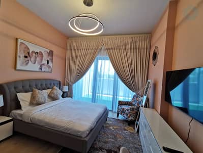 Studio for Rent in Jebel Ali, Dubai - Designer Furnished | Next to Metro | Fitness Club