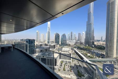 3 Bedroom Flat for Rent in Downtown Dubai, Dubai - Full Burj View | High Floor | Middle Unit