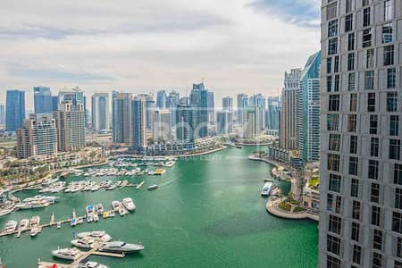 1 Bedroom Apartment for Rent in Dubai Marina, Dubai - Marina View | High Floor | Ready to Move
