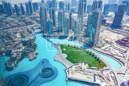 2 Bedroom Flat for Rent in Downtown Dubai, Dubai - Fountain View | Higher Floor | Spacious