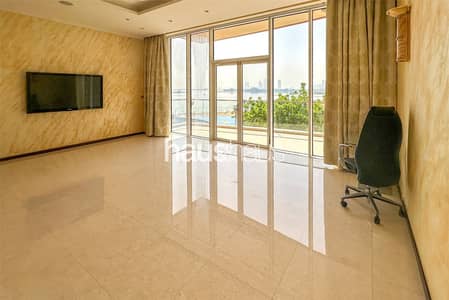 1 Bedroom Apartment for Rent in Palm Jumeirah, Dubai - 12 Cheques | Pool Facing with Sea and Burj Views