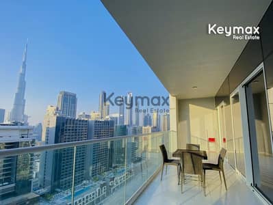 2 Bedroom Flat for Rent in Business Bay, Dubai - Vera Tower & Burj Khalifa View/ Vacant /