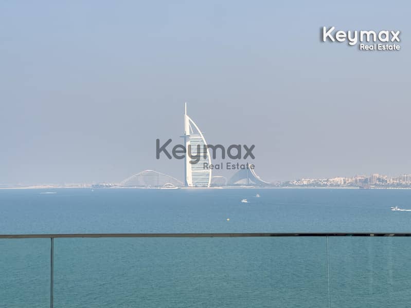 Vacant | High Floor | Burj Al Arab and Sea View
