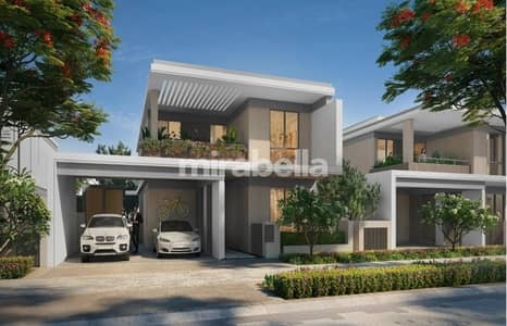 4 Bedroom Villa for Sale in Tilal Al Ghaf, Dubai - Corner Unit | Large Plot | Hand Over Soon