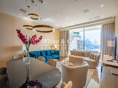 2 Bedroom Apartment for Rent in Palm Jumeirah, Dubai - Serviced Apt. | Full Sea  | Marina View