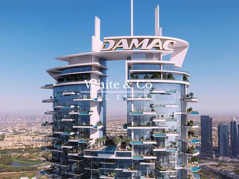 位于迪拜港，卡瓦利达马克海湾综合公寓，DAMAC 海湾大厦 B 座 1 卧室的公寓 3900000 AED - 9053918