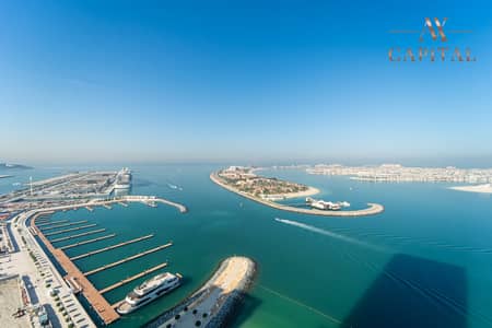 迪拜港， 迪拜 3 卧室单位待租 - 位于迪拜港，艾玛尔海滨社区，海滩风光公寓小区，海滩风光1号塔 3 卧室的公寓 540000 AED - 9054791