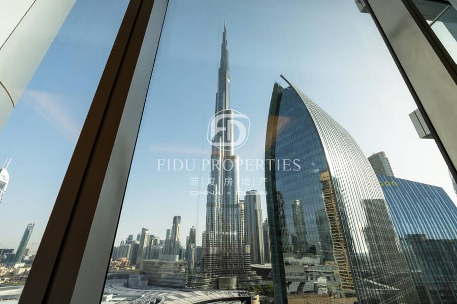 Vacant | High Floor | Burj Khalifa View |Furnished