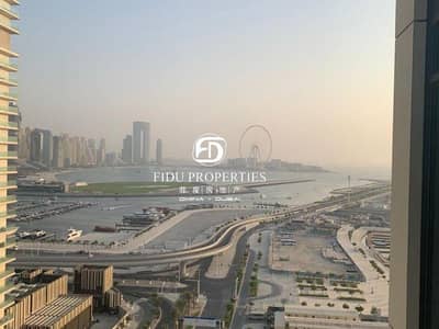 1 Bedroom Apartment for Rent in Dubai Harbour, Dubai - JBR and Blue Waters View | Mid Floor | Vacant