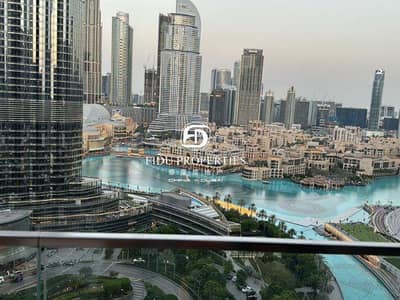 2 Bedroom Apartment for Rent in Downtown Dubai, Dubai - High Floor |Full Burj and Fountain View |Furnished