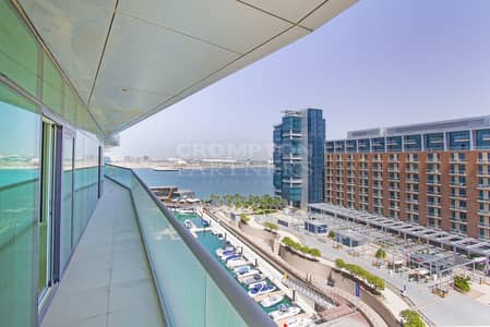 3 Bedroom Flat for Rent in Al Raha Beach, Abu Dhabi - Sea Facing | L-Shape Balcony | Corner Unit