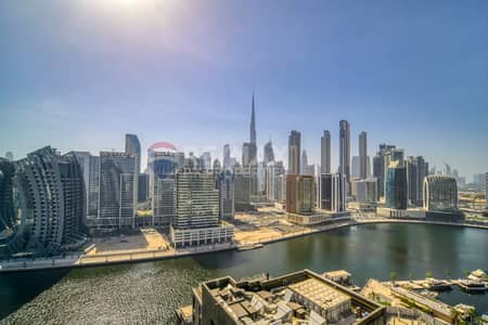 1 Bedroom Flat for Rent in Business Bay, Dubai - Avl 1st July | Burj Khalifa View | Fully Furnished