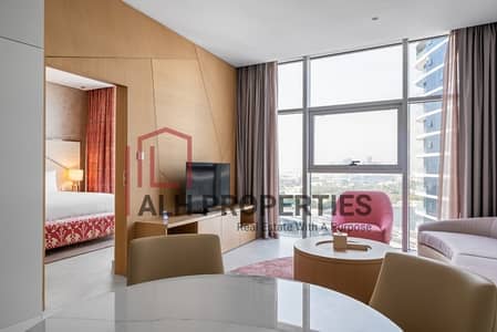 شقة فندقية 1 غرفة نوم للايجار في ديرة، دبي - شقة فندقية في فندق وشقق هيلتون دبي كريك،ميناء سعيد،ديرة 1 غرفة 175000 درهم - 9057503