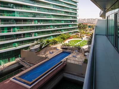 3 Bedroom Flat for Rent in Al Raha Beach, Abu Dhabi - Partial Sea View|Balcony|Full Amenities|Best Area