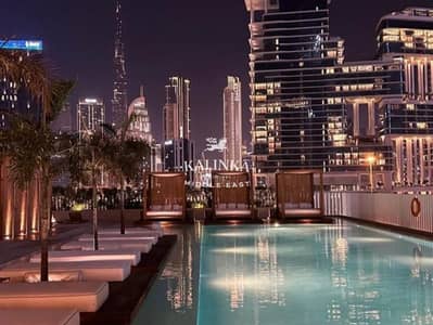 Studio for Rent in Business Bay, Dubai - BurjKhalifa View | All Bills Included | 12 Cheques