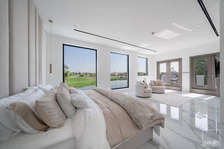 5 Bedroom Villa for Sale in Jumeirah Golf Estates, Dubai - Upgraded | Golf Course View | Basement | Cinema