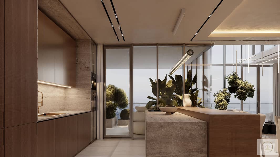 3 Render_Kempinski Marina Residences Dubai_2 Bed Duplex - Kitchen 01. jpg