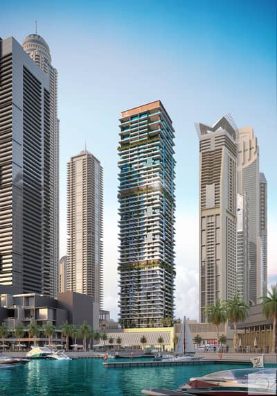 1 Спальня Апартаменты Продажа в Дубай Марина, Дубай - Render_Kempinski Marina Residences Dubai_Hero Exterior_Day. jpg