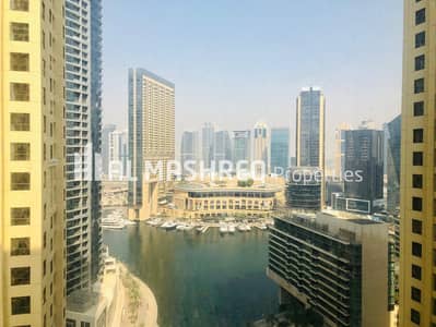 2 Bedroom Flat for Rent in Jumeirah Beach Residence (JBR), Dubai - Unique Layout | Partial Marina View | Mid Floor