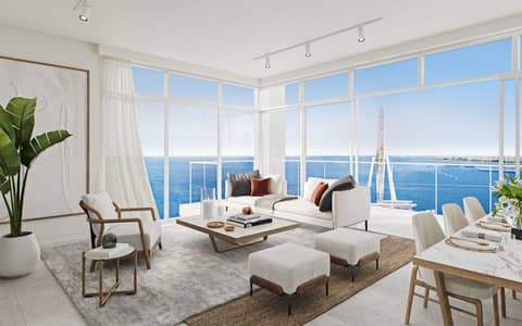 4 Bedroom Flat for Sale in Bluewaters Island, Dubai - High Floor | Panoramic Sea and Ain Dubai View