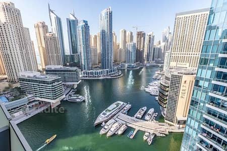 2 Bedroom Apartment for Sale in Dubai Marina, Dubai - Full Marina View | Vacant Soon | High Floor