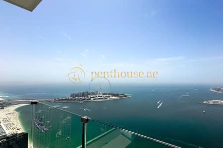 2 Bedroom Penthouse for Sale in Jumeirah Beach Residence (JBR), Dubai - High Floor | Furnished | Beachfront |Full Sea View