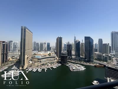 1 Bedroom Apartment for Rent in Dubai Marina, Dubai - AVAILABLE NOW | MARINA VIEW | HIGH FLOOR