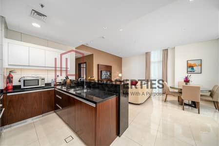 2 Bedroom Hotel Apartment for Rent in Business Bay, Dubai - Burj View 2 bedrooms | All Bills Included
