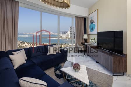 2 Bedroom Hotel Apartment for Rent in Dubai Media City, Dubai - Sea View - Serviced - Bills Included