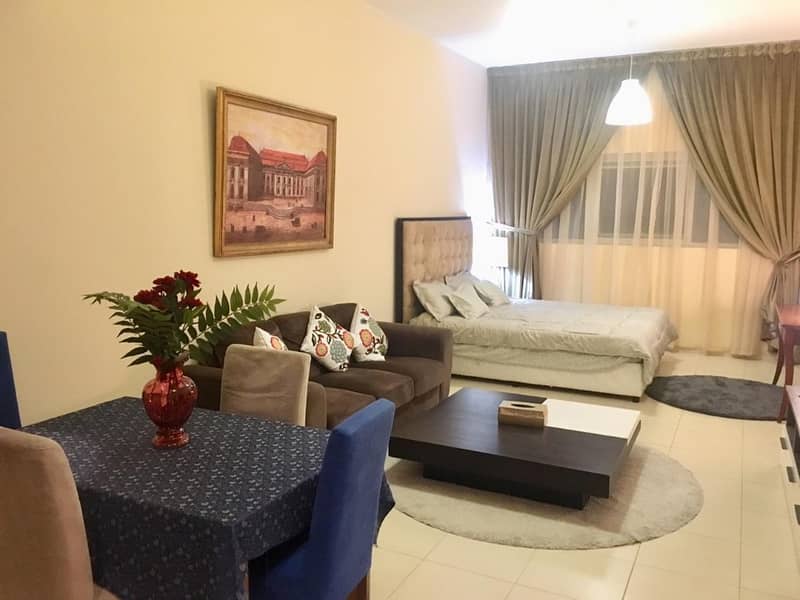 Luxury Studio Furnished Monthly rent in Ajman one Towers