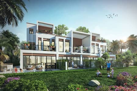 5 Bedroom Villa for Sale in DAMAC Lagoons, Dubai - Lagoon Townhouse (5AE-4AM) Costa Brava - REAR Option 1 - Rev 2. jpg