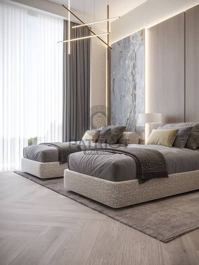 3 Bedroom Flat for Sale in Arjan, Dubai - TCD 3 Bedroom_Twin Bed option. jpg