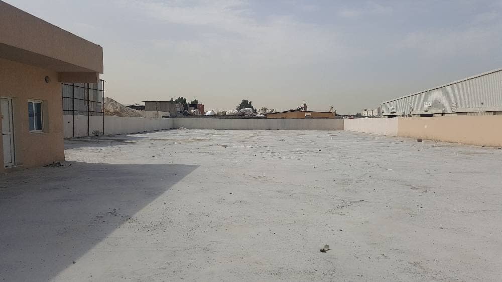 FOR RENT,FENCED LAND AT INDUSTRIAL AREA 12,SHARJAH