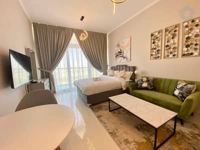 Studio for Rent in DAMAC Hills, Dubai - Newly Furnished | Modern Amenities | Golf View