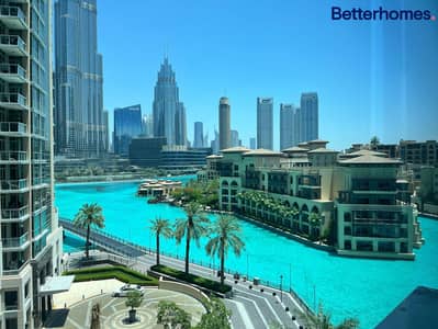 2 Bedroom Apartment for Rent in Downtown Dubai, Dubai - Spacious | Burj And Fountain Views | Vacant Now
