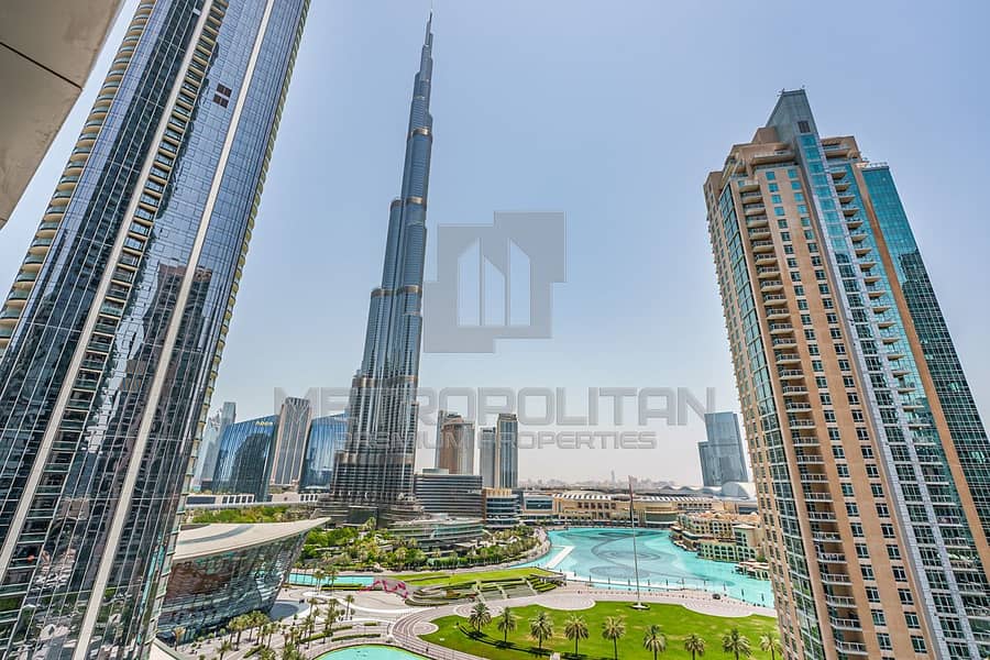 Burj and Fountain Views | Ready to move in