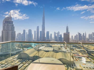 3 Bedroom Hotel Apartment for Rent in Downtown Dubai, Dubai - Fully Furnished | Serviced | Burj/Fountain Views