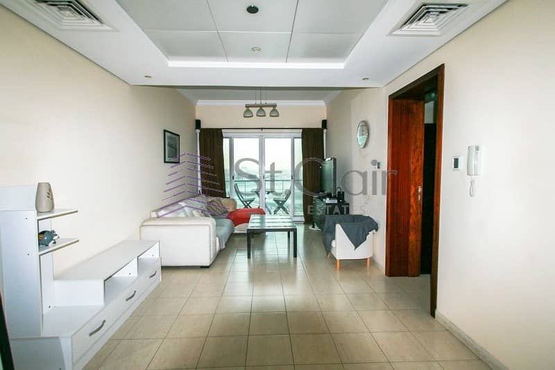Spacious 1BR  with Balcony | Fully Furnished