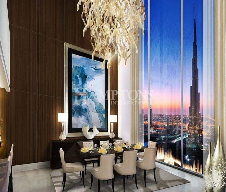 Fountain & Burj Khalifa View 2BR | Address