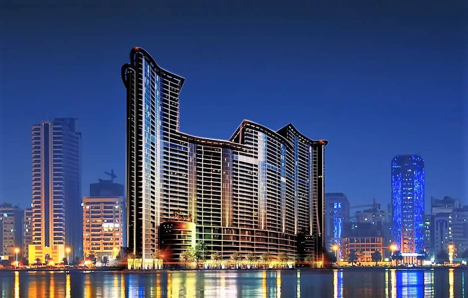 Ajman Corniche Residences -Spacious, Luxurious 2 Bedroom Hall w/ mesmerizing full sea view.
