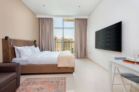 Studio for Sale in Palm Jumeirah, Dubai - Vacant on transfer | Fully Furnished | Atlantis view