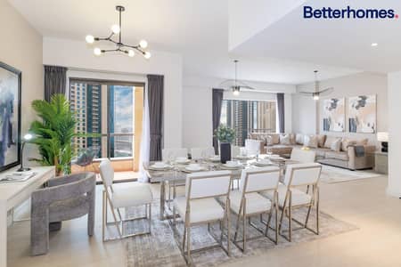 3 Bedroom Apartment for Sale in Jumeirah Beach Residence (JBR), Dubai - Upgraded | Furnished | VOT | Marina View