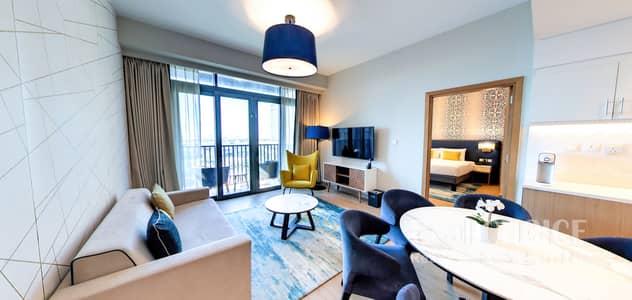 شقة فندقية 2 غرفة نوم للايجار في ديرة، دبي - pano_zoom (2). jpg