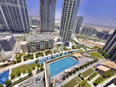 1 Bedroom Flat for Rent in Dubai Creek Harbour, Dubai - Pool View | Fully Furnished | Vacant | Bright